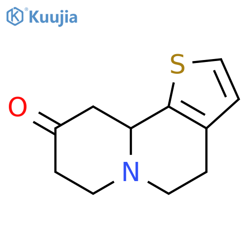 4,5,7,8,10,10a-hexahydrothieno[2,3-a]quinolizin-9-one structure