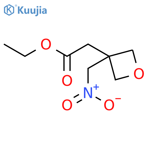 ethyl 2-[3-(nitromethyl)oxetan-3-yl]acetate structure