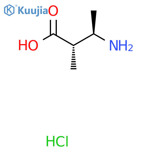 (2S,3R)-3-Amino-2-methylbutyric acid HCl structure