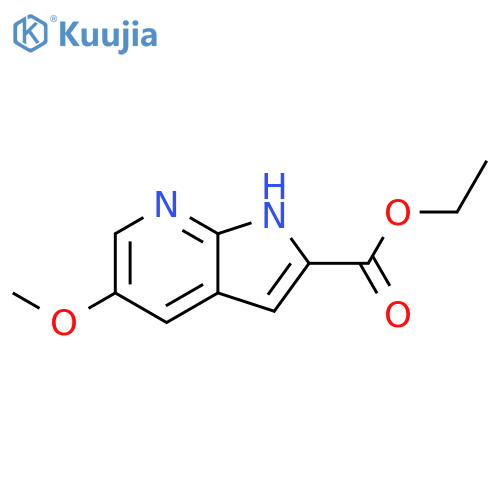 5-Methoxy-1H-pyrrolo2,3-bpyridine-2-carboxylic Acid Ethyl Ester structure
