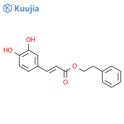 Caffeic acid phenethyl ester structure