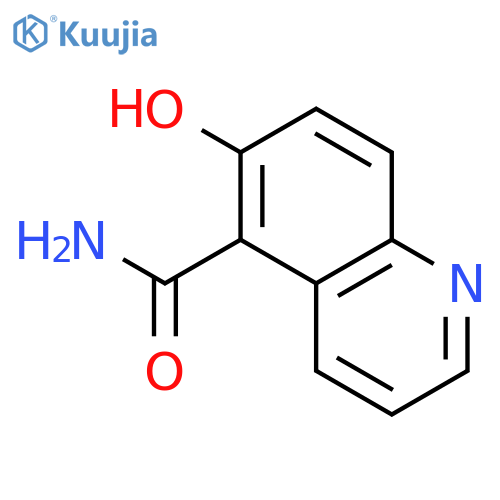 5-Quinolinecarboxamide,6-hydroxy- structure