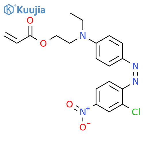 2-Propenoic acid,2-[[4-[2-(2-chloro-4-nitrophenyl)diazenyl]phenyl]ethylamino]ethyl ester structure