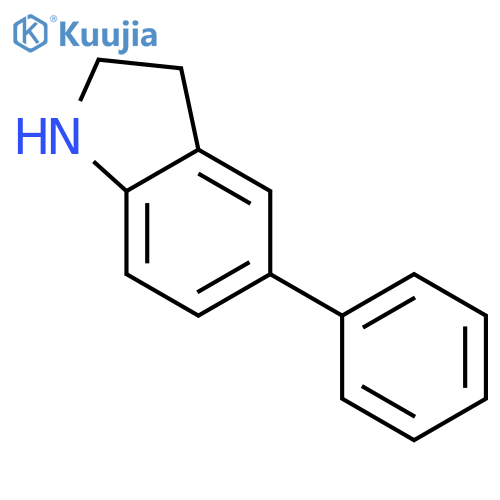 5-phenyl-2,3-dihydro-1H-indole structure