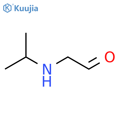 Acetaldehyde, 2-[(1-methylethyl)amino]- structure