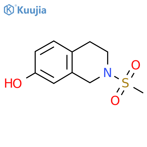 2-(Methylsulfonyl)-1,2,3,4-tetrahydroisoquinolin-7-ol structure