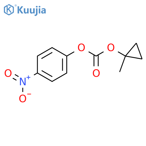 1-Methylcyclopropyl 4-nitrophenyl carbonate structure