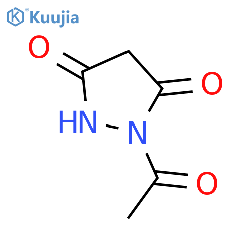1-acetyl-3,5-Pyrazolidinedione structure