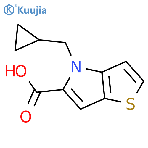 4-(CYCLOPROPYLMETHYL)-4H-THIENO[3,2-B]PYRROLE-5-CARBOXYLIC ACID structure