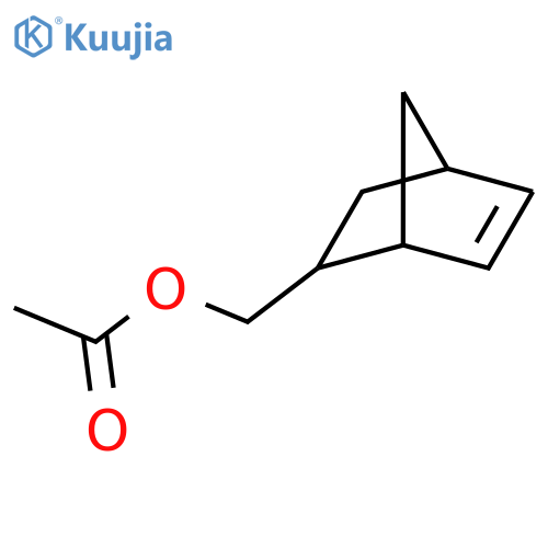 Bicyclo[2.2.1]hept-5-ene-2-methanol,2-acetate structure