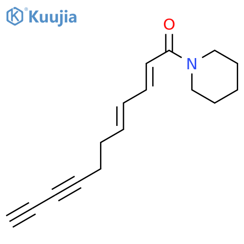 Piperidine, 1-[(2E,4E)-1-oxo-2,4-undecadiene-8,10-diynyl]- structure