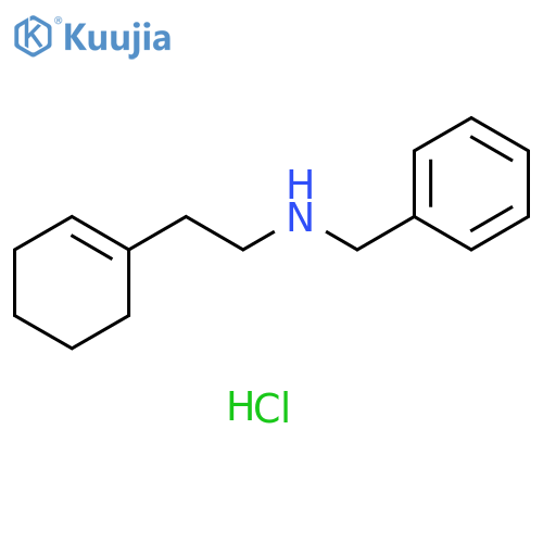 N-benzyl-2-(1-cyclohexen-1-yl)ethanamine hydrochloride structure