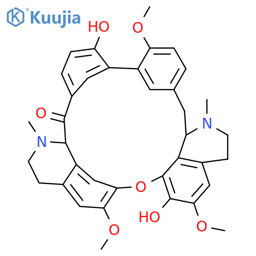 5H,16H-1,24-Etheno-6,10:11,15-dimethenopyrido[2',3':17,18]oxacycloeicosino[2,3,4-ij]isoquinolin-5-one,2,3,4,4a,16a,17,18,19-octahydro-9,22-dihydroxy-12,21,26-trimethoxy-4,17-dimethyl-,(4aR,16aS)- (9CI) structure
