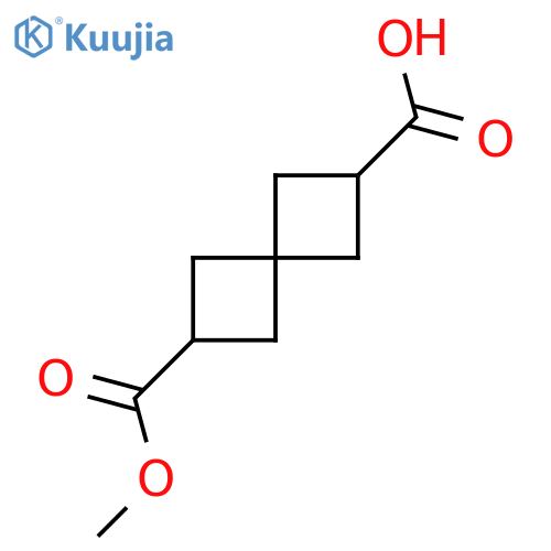 6-(Methoxycarbonyl)spiro[3.3]heptane-2-carboxylic acid structure