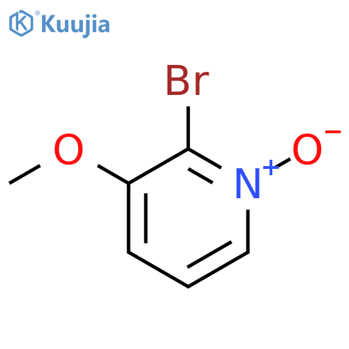 2-Bromo-3-methoxypyridine 1-Oxide structure