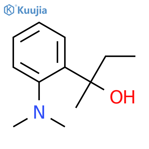 2-[2-(dimethylamino)phenyl]butan-2-ol structure