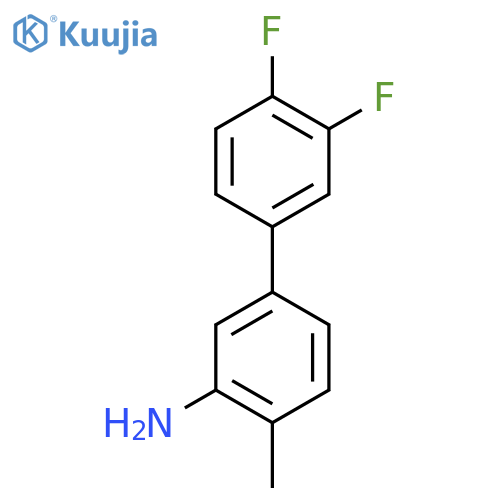5-(3,4-difluorophenyl)-2-methylaniline structure