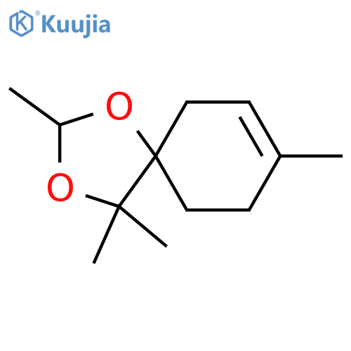 1,3-Dioxaspiro[4.5]dec-7-ene, 2,4,4,8-tetramethyl- structure