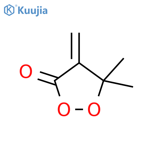 1,2-Dioxolan-3-one,5,5-dimethyl-4-methylene- structure