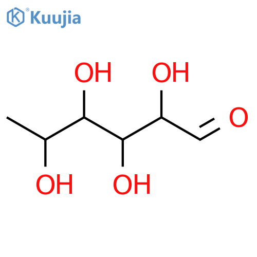 Mannose, 6-deoxy- structure