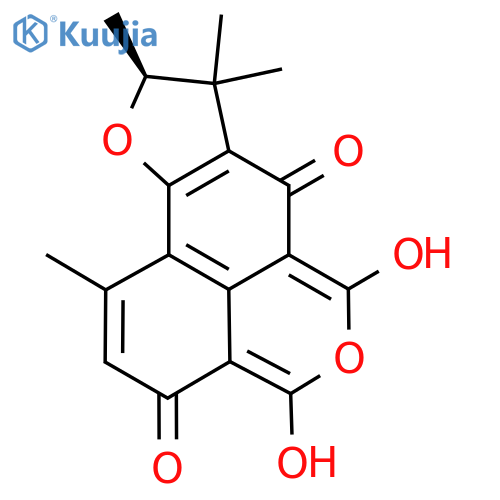 (S)-8,9-Dihydro-3,7-dihydroxy-1,8,8,9-tetramethyl-4H,6H-furo[3',2':3,4]naphtho[1,8-cd]pyran-4,6-dione structure
