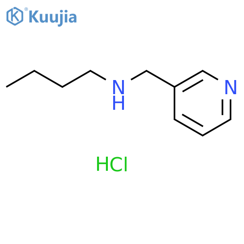 N-(3-pyridinylmethyl)-1-butanamine hydrochloride structure