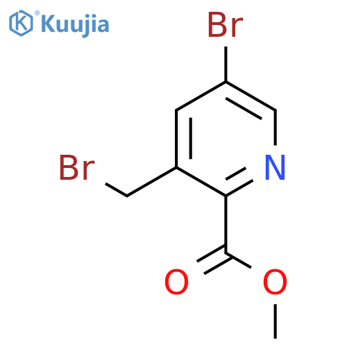 methyl 5-bromo-3-(bromomethyl)pyridine-2-carboxylate structure