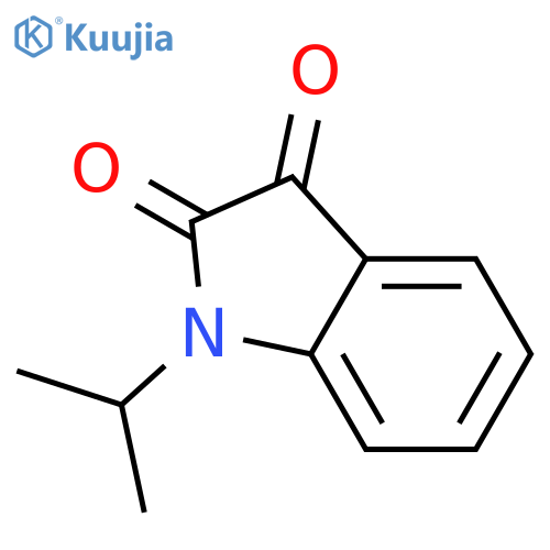 1-(propan-2-yl)-2,3-dihydro-1H-indole-2,3-dione structure