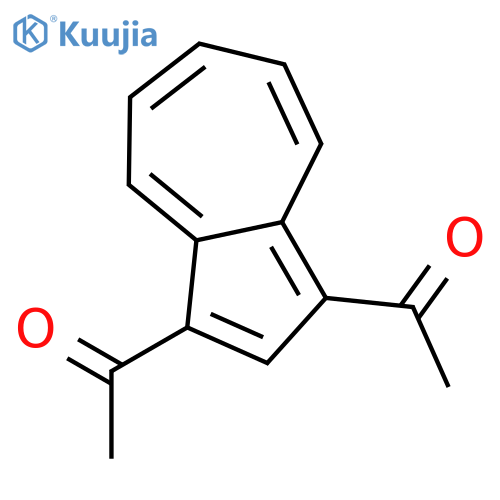 Ethanone,1,1'-(1,3-azulenediyl)bis- structure