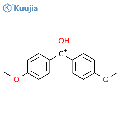 Methylium, hydroxybis(4-methoxyphenyl)- structure