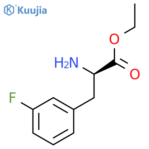 (R)-2-Amino-3-(3-fluorophenyl) propionic acid ethyl ester structure