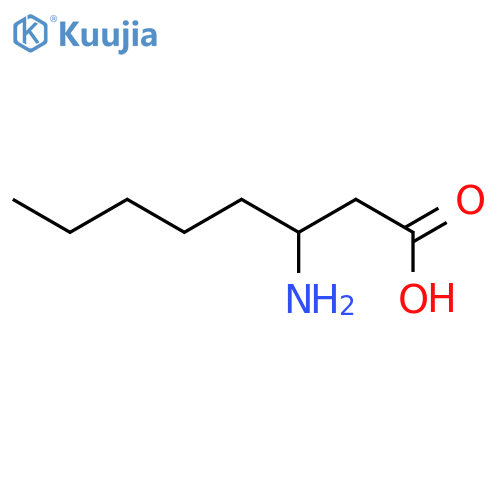 3-Aminooctanoic acid structure