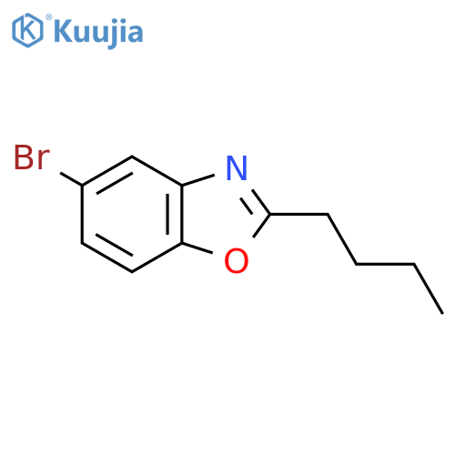 5-Bromo-2-butyl-1,3-benzoxazole structure