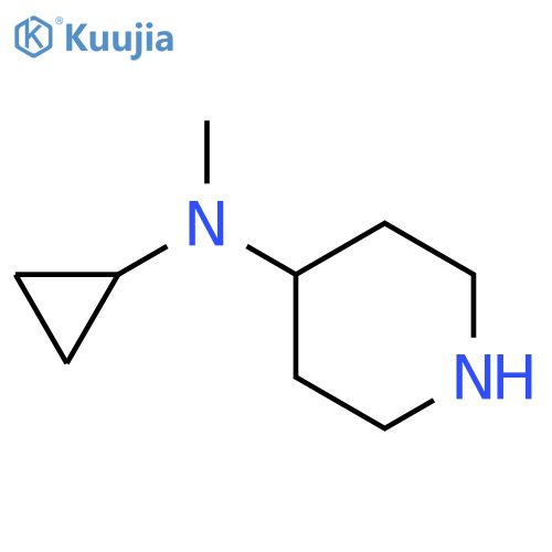 N-cyclopropyl-N-methylpiperidin-4-amine structure