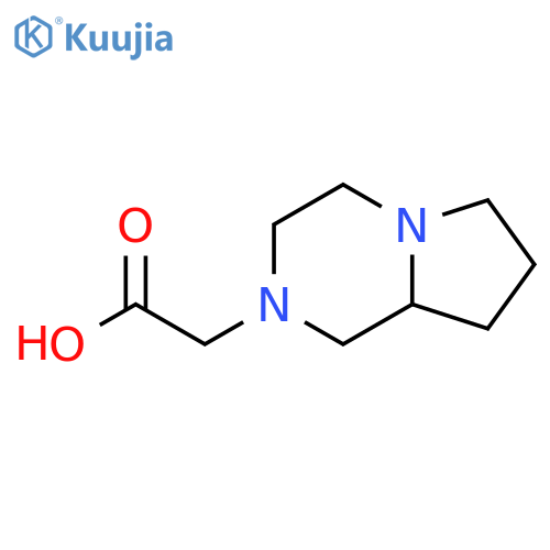 2-{octahydropyrrolo[1,2-a]pyrazin-2-yl}acetic acid structure