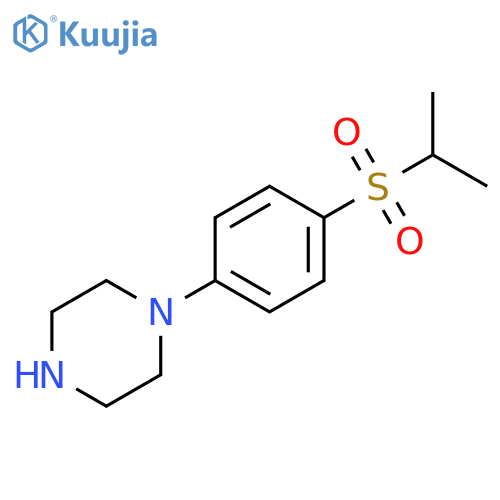1-4-(Propane-2-sulfonyl)phenylpiperazine structure