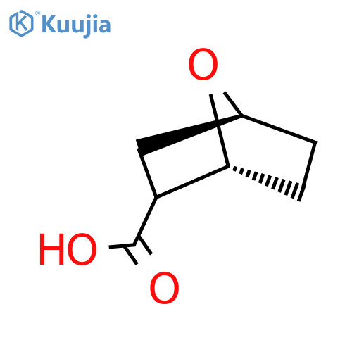 (1S,2R,4R)-7-oxabicyclo[2.2.1]heptane-2-carboxylic acid structure