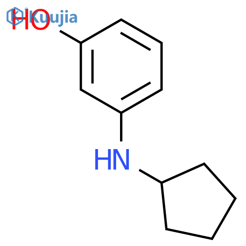 Phenol,3-(cyclopentylamino)- structure