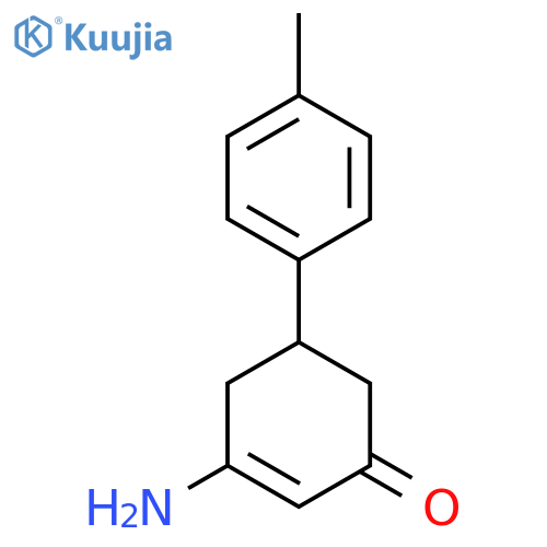 3-Amino-5-(4-methylphenyl)cyclohex-2-en-1-one structure