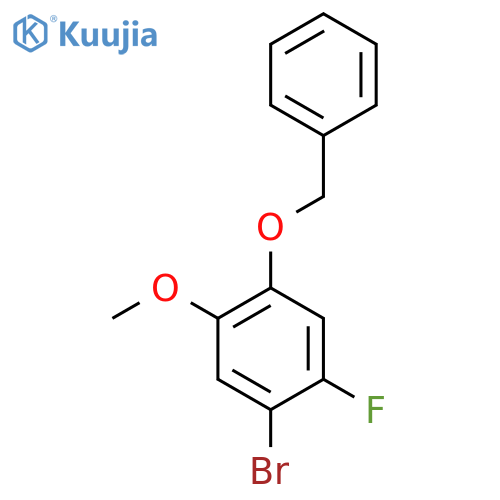 1-(Benzyloxy)-4-bromo-5-fluoro-2-methoxybenzene structure