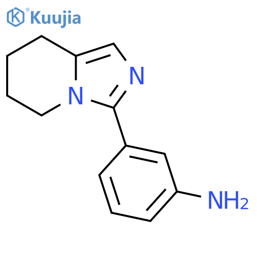 3-{5H,6H,7H,8H-Imidazo1,5-apyridin-3-yl}aniline structure