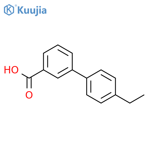 4'-Ethylbiphenyl-3-carboxylic Acid structure