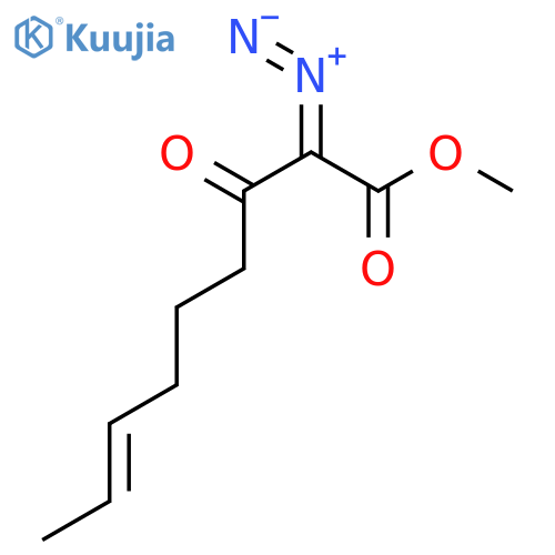 7-Nonenoic acid, 2-diazo-3-oxo-, methyl ester structure