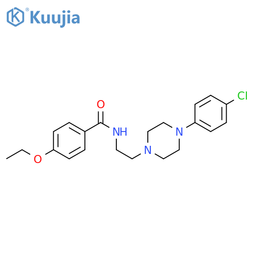 N-{2-[4-(4-chlorophenyl)piperazin-1-yl]ethyl}-4-ethoxybenzamide structure