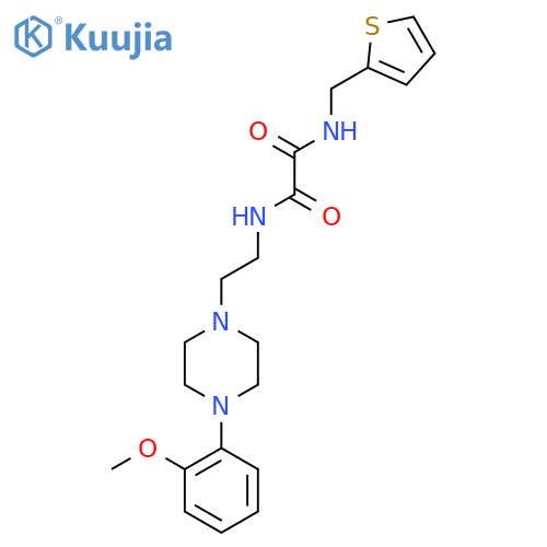 N'-{2-[4-(2-methoxyphenyl)piperazin-1-yl]ethyl}-N-[(thiophen-2-yl)methyl]ethanediamide structure