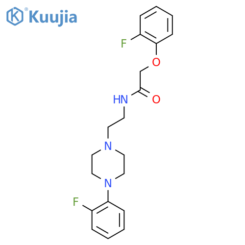 2-(2-fluorophenoxy)-N-{2-[4-(2-fluorophenyl)piperazin-1-yl]ethyl}acetamide structure