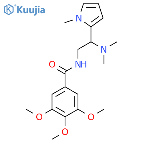 N-[2-(dimethylamino)-2-(1-methyl-1H-pyrrol-2-yl)ethyl]-3,4,5-trimethoxybenzamide structure