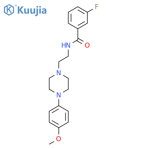 3-fluoro-N-{2-[4-(4-methoxyphenyl)piperazin-1-yl]ethyl}benzamide structure