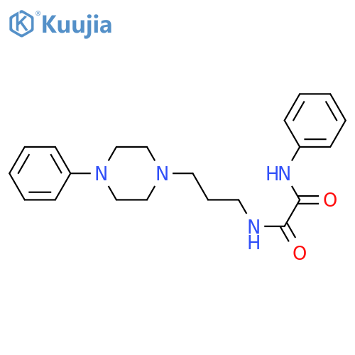 N'-phenyl-N-[3-(4-phenylpiperazin-1-yl)propyl]ethanediamide structure