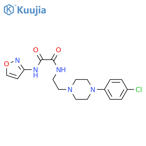 N'-{2-[4-(4-chlorophenyl)piperazin-1-yl]ethyl}-N-(1,2-oxazol-3-yl)ethanediamide structure
